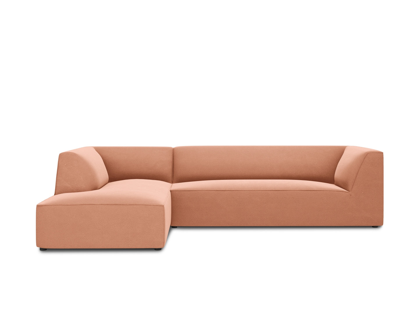 Ruby Modular Corner Sofa, 5 Seats — Pink / Left