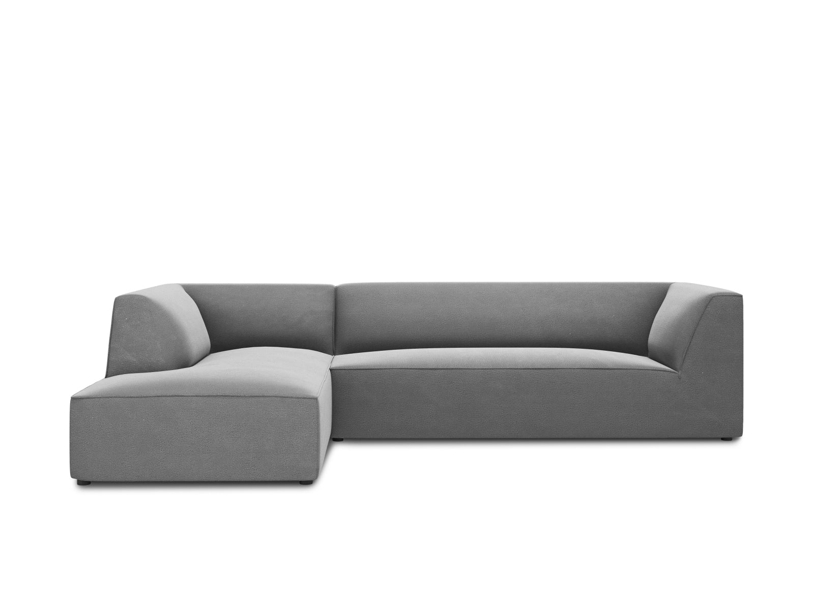 Ruby Modular Corner Sofa, 5 Seats — Grey / Left