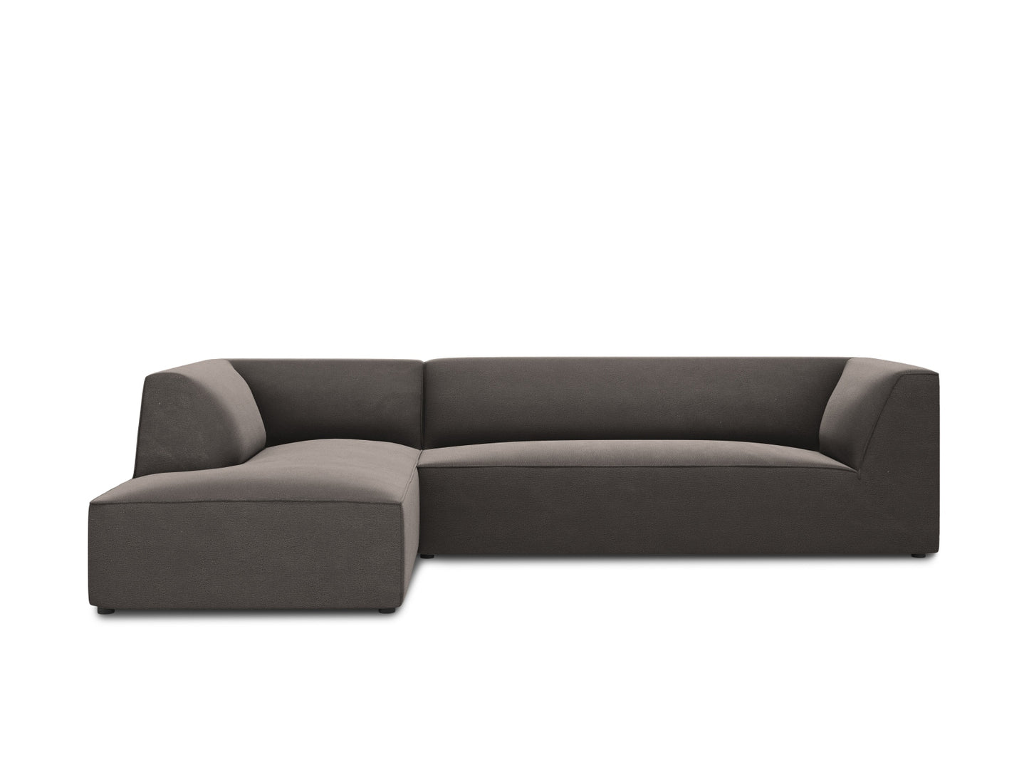Ruby Modular Corner Sofa, 5 Seats — Dark Grey / Left
