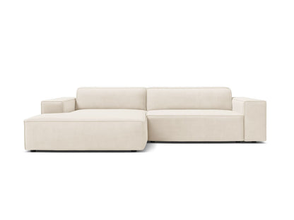 Jodie Modular Corner Sofa, 3 Seats, 224x162 cm — Light Beige / Left