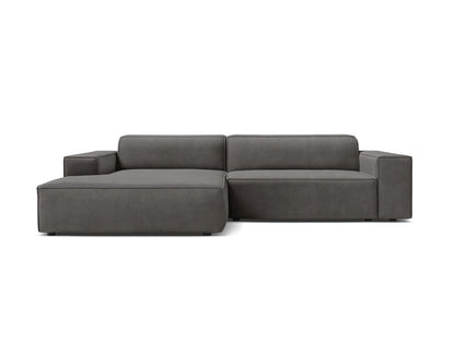 Jodie Modular Corner Sofa, 3 Seats, 224x162 cm — Light Grey / Left