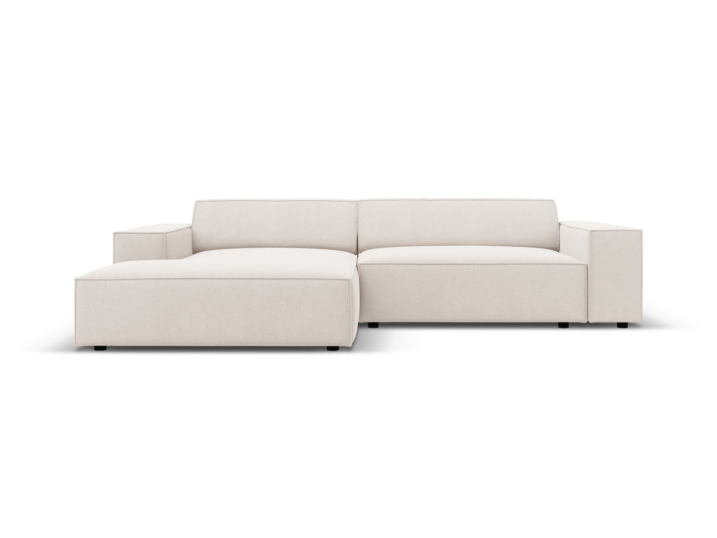 Jodie Modular Corner Sofa, 3 Seats, 224x162 cm — Light Beige / Left