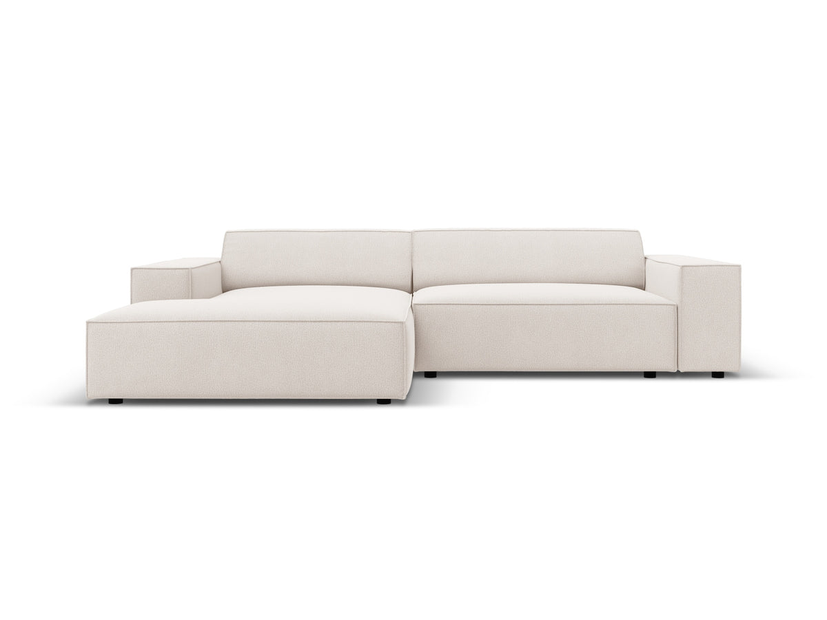 Jodie Modular Corner Sofa, 3 Seats, 224x162 cm — Light Beige / Left