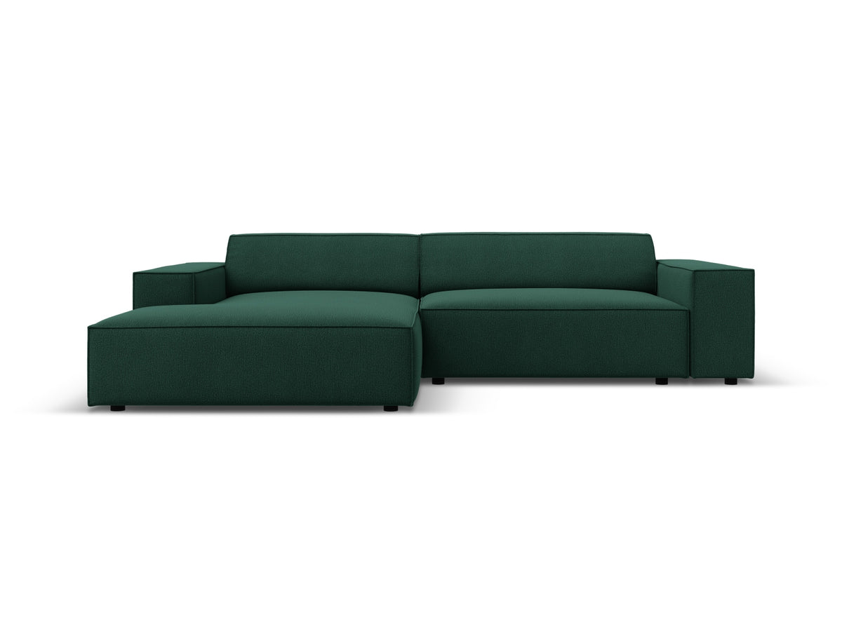 Jodie Modular Corner Sofa, 3 Seats, 224x162 cm — Green / Left