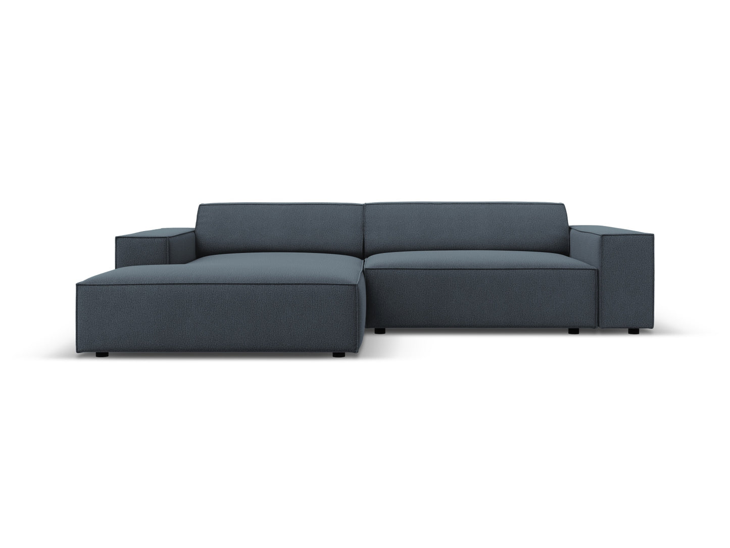 Jodie Modular Corner Sofa, 3 Seats, 224x162 cm — Blue / Left