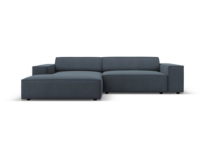 Jodie Modular Corner Sofa, 3 Seats, 224x162 cm — Blue / Left