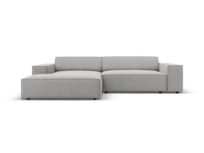 Jodie Modular Corner Sofa, 3 Seats, 224x162 cm — Light Grey / Left