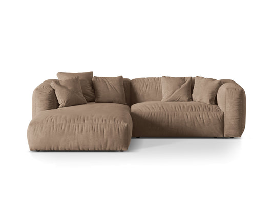 Martina Modular Corner Sofa XL, 2 Seats, 280x176 cm — Dark Beige / Left
