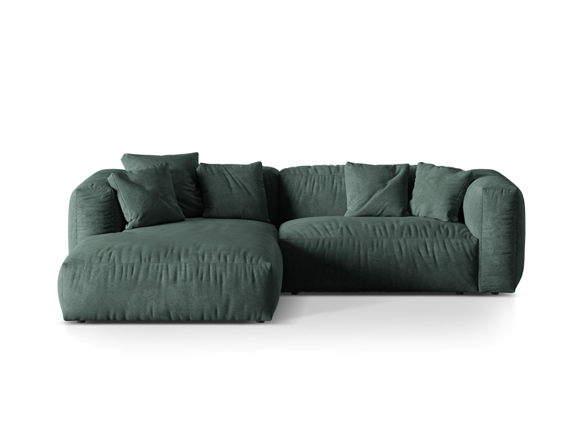 Martina Modular Corner Sofa XL, 2 Seats, 280x176 cm — Petrol / Left