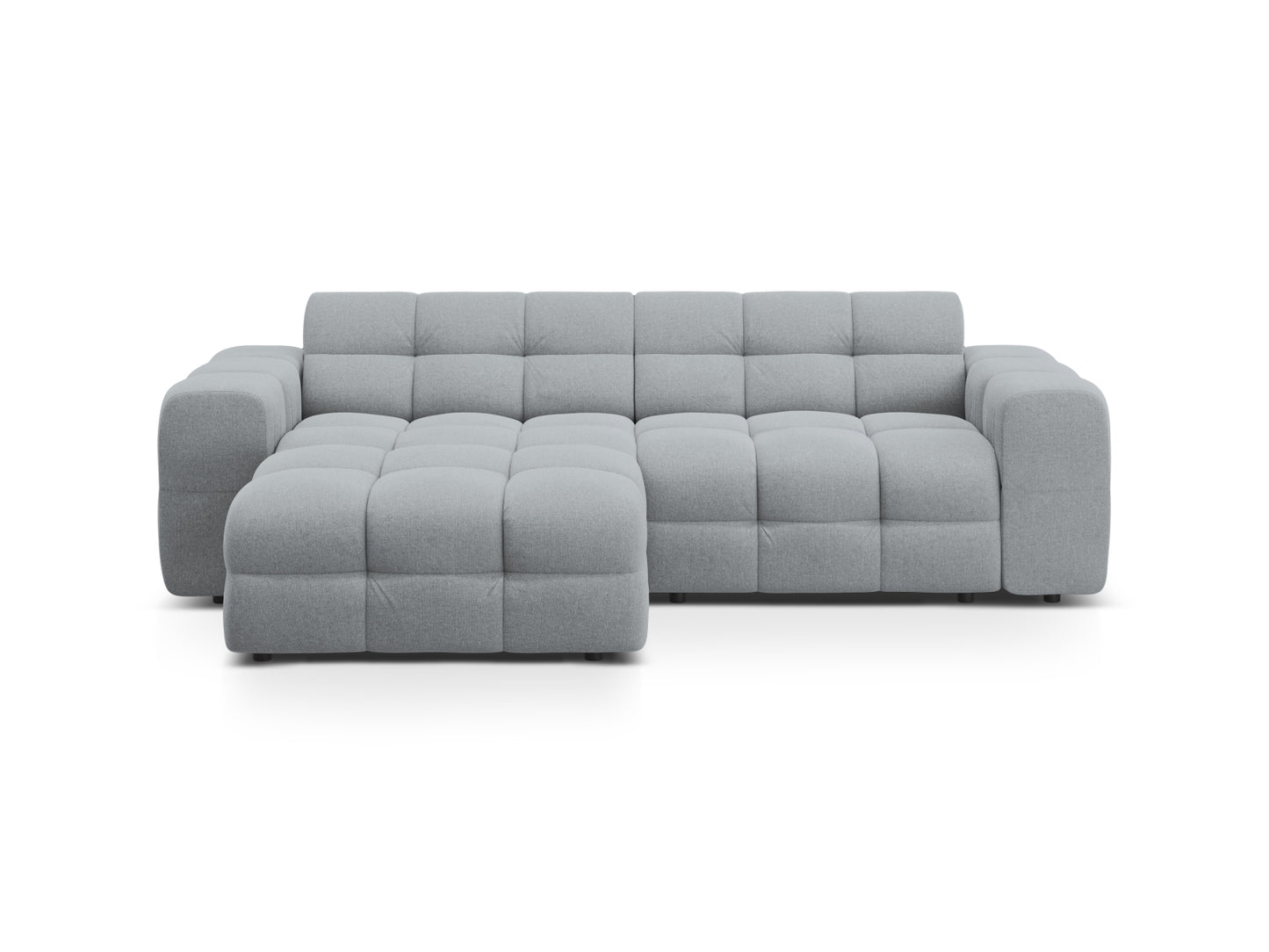 Ecksofa Strukturstoff Amazon Green Kendal — Platinum
