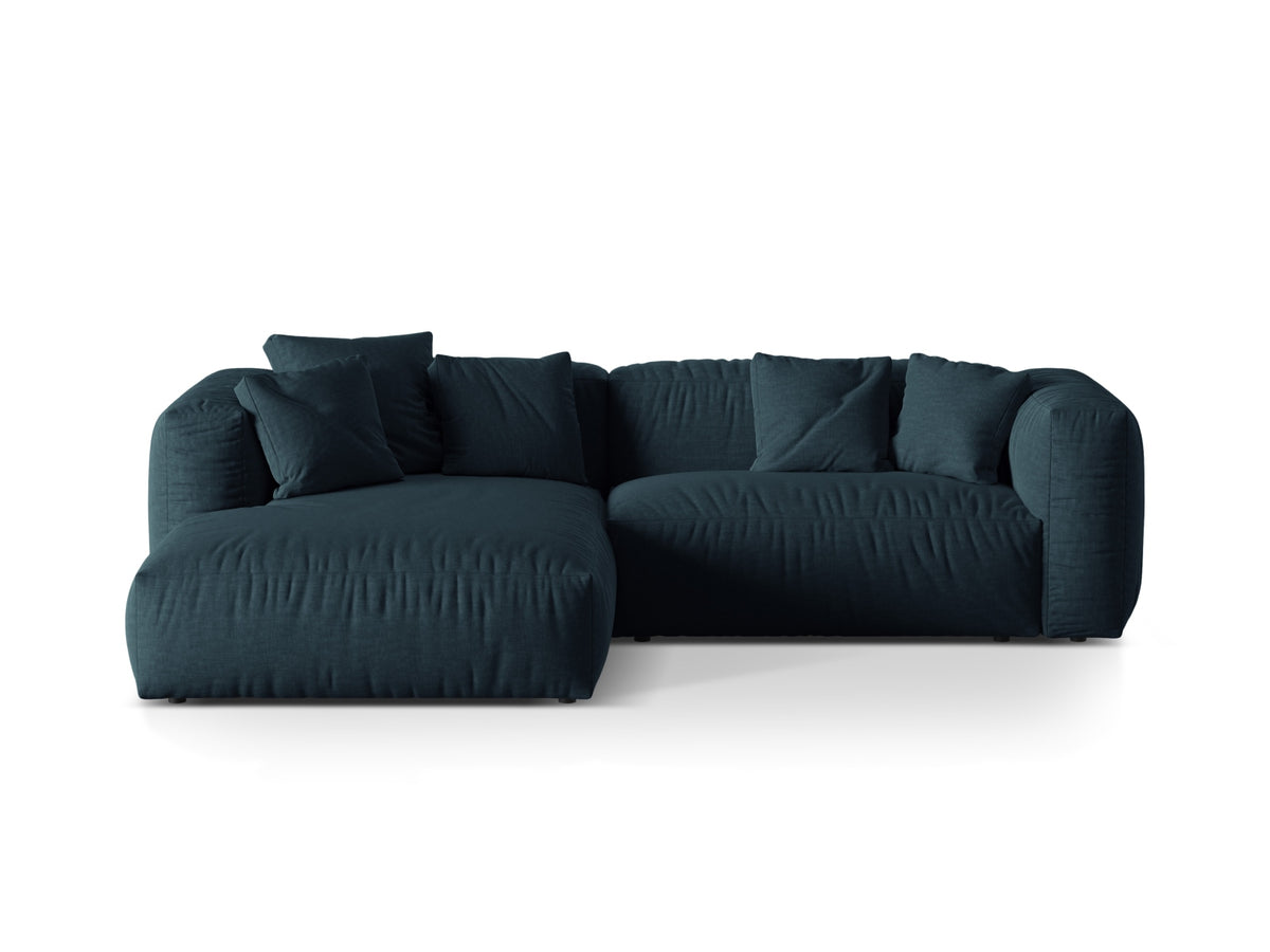 Martina Modular Corner Sofa XL, 2 Seats, 280x176 cm — Blue Jeans / Left