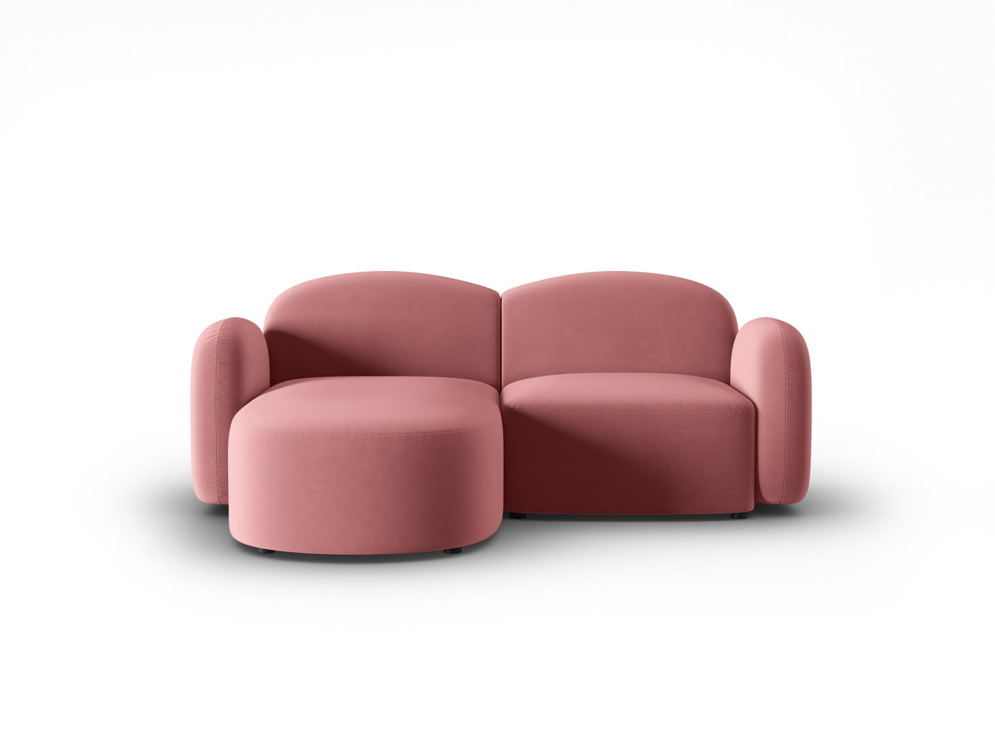 Ecksofa Samt Schwarz Blair — Flamingo