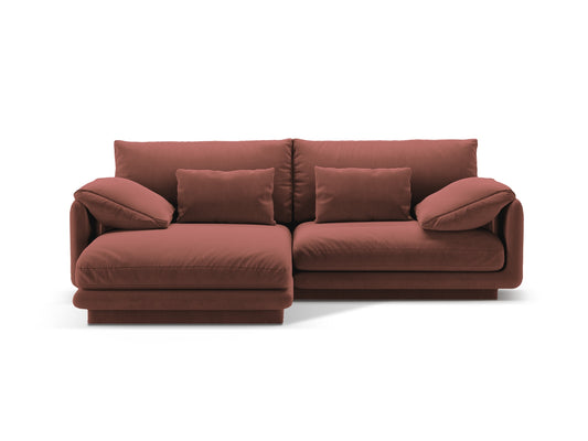 Torino Corner Sofa, 3 Seats, 220x170 cm — Cuoio / Left