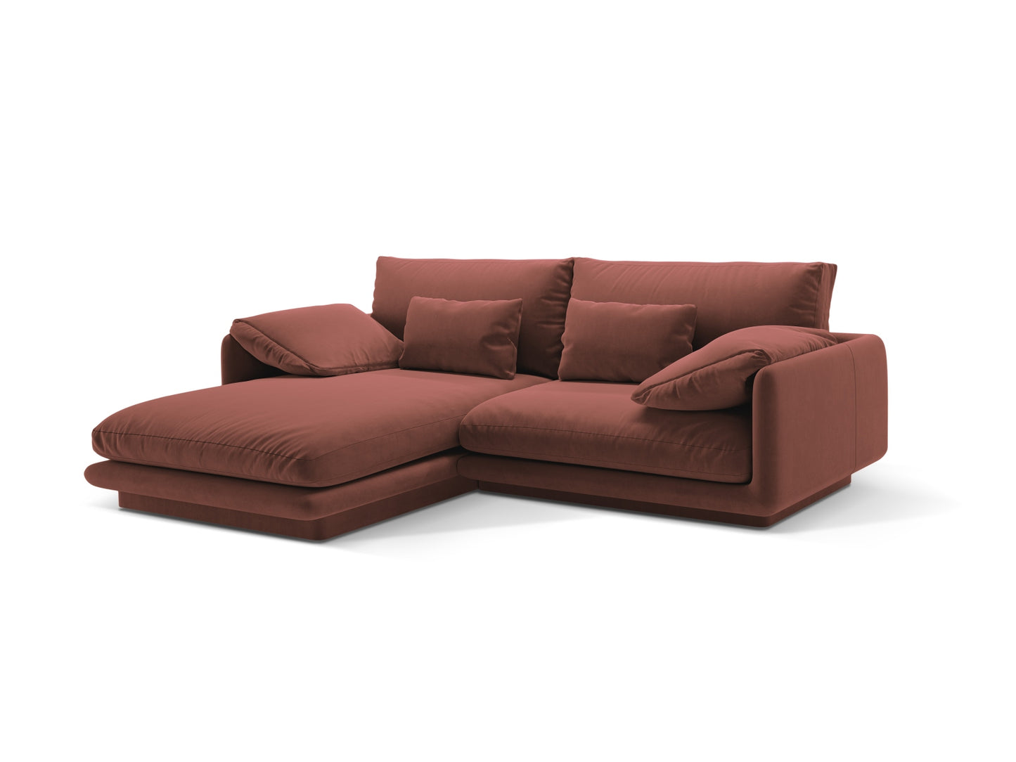 Ecksofa Samt Cuoio Torino — Detailansicht