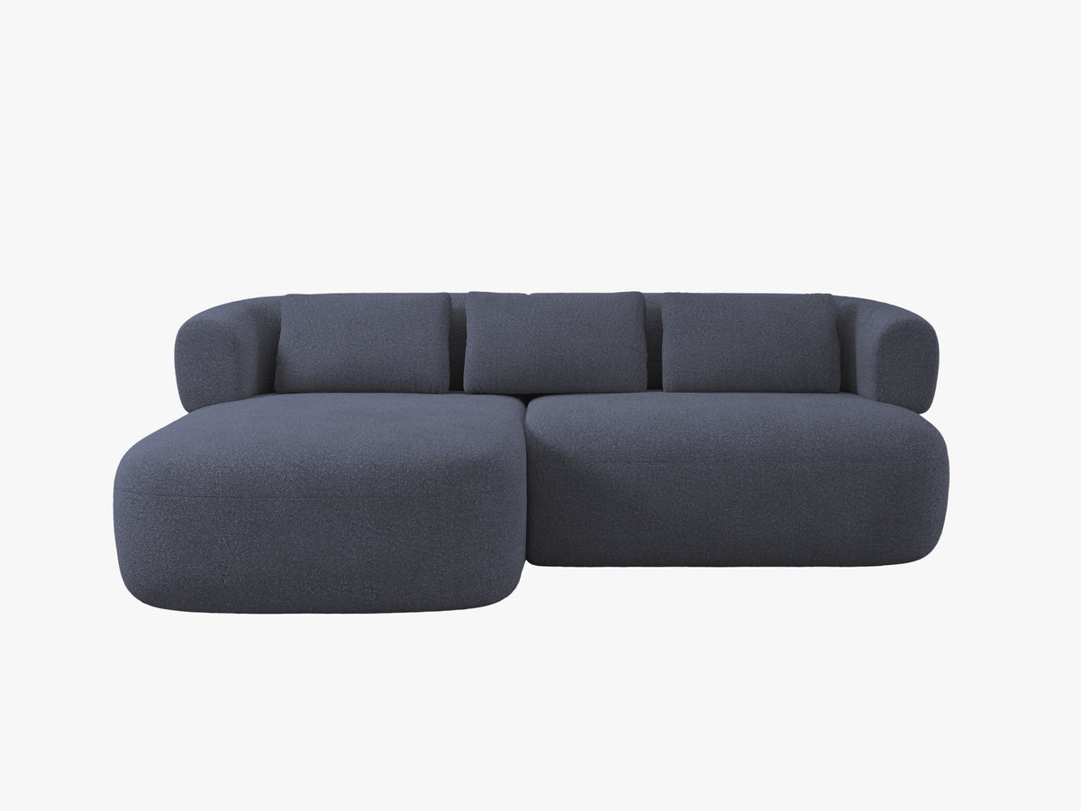 Jenny Corner Sofa, 5 Seats, 200x145 cm — Dark Blue / Left