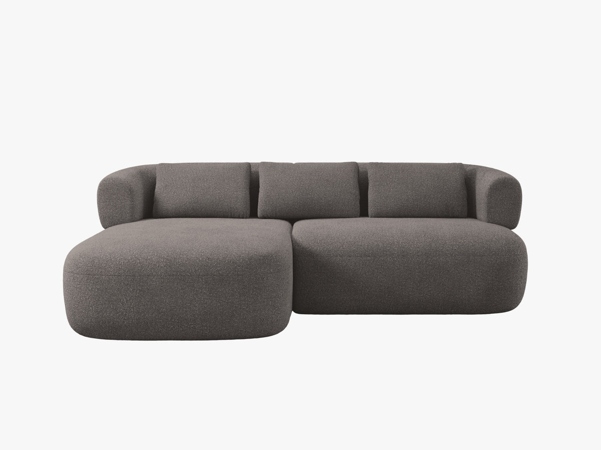 Jenny Corner Sofa, 5 Seats, 200x145 cm — Grey / Left