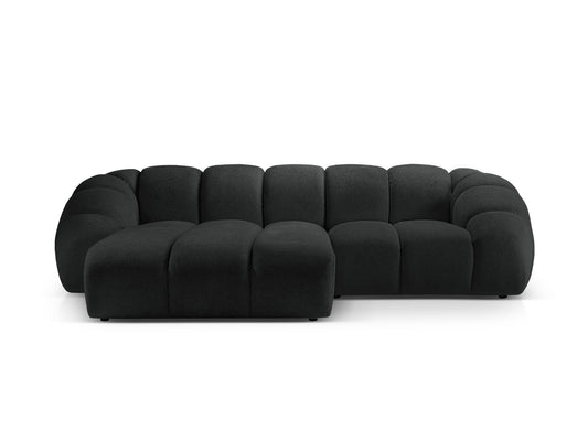 Diana Corner Sofa, 3 Seats, 294x182 cm — Anthracite / Left