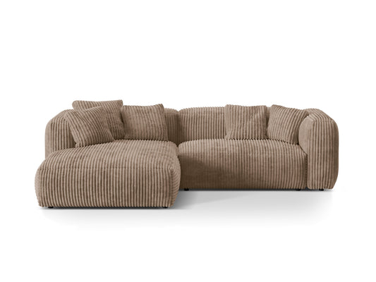 Martina Modular Corner Sofa XL, 2 Seats, 280x176 cm — Acorn / Left