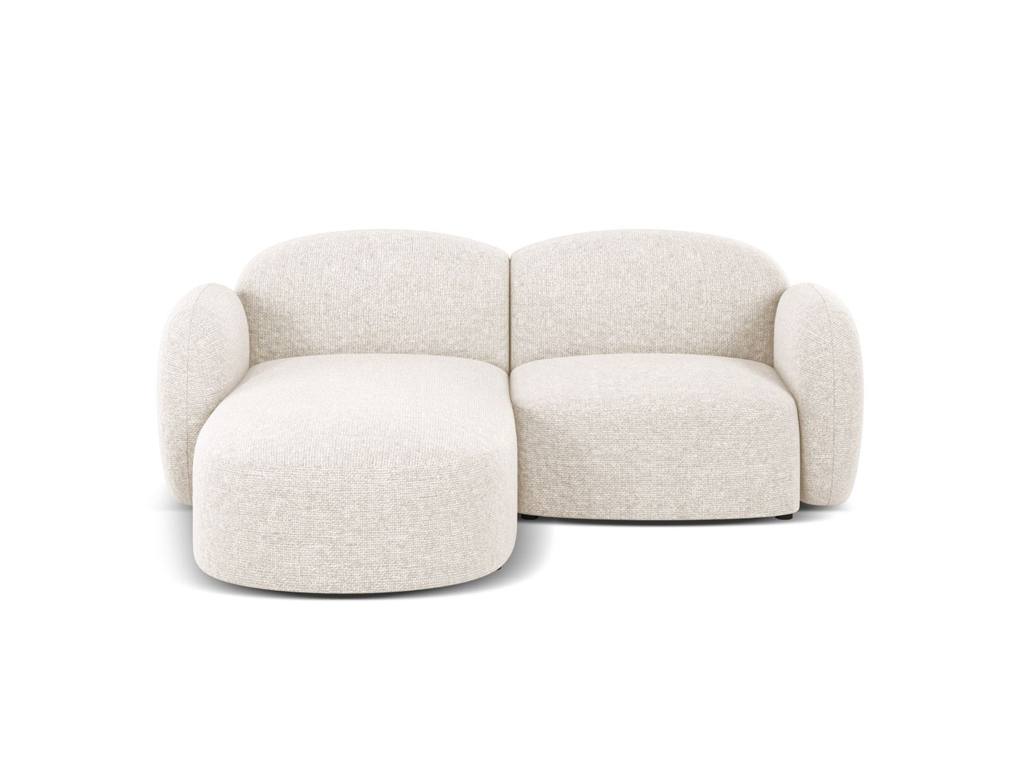 Ecksofa Chenille Anthrazit Blair — Light Beige