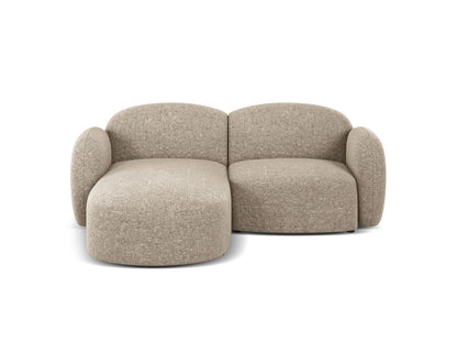 Ecksofa Chenille Anthrazit Blair — Dark Beige