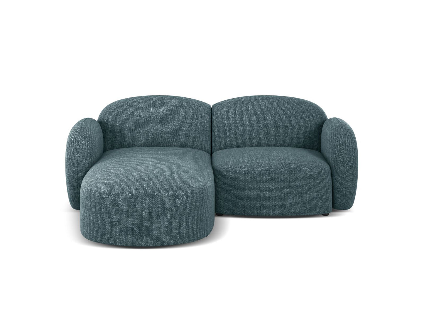 Ecksofa Chenille Anthrazit Blair — Light Blue