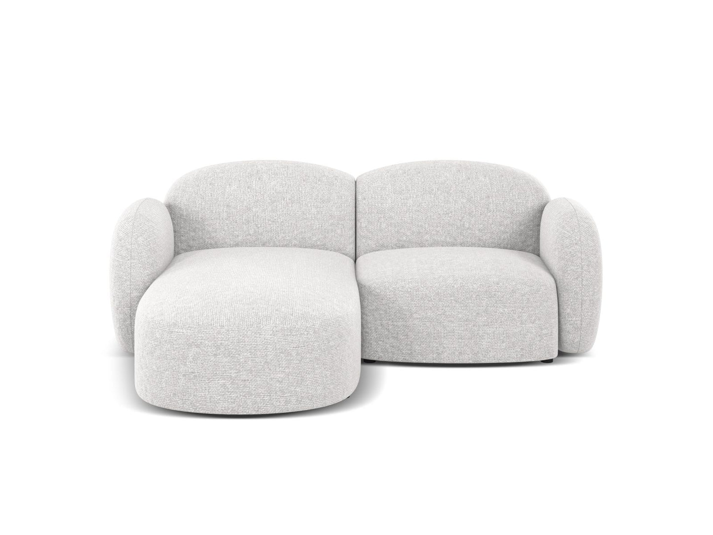 Ecksofa Chenille Anthrazit Blair — Silver
