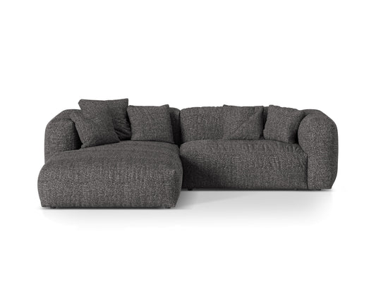 Martina Modular Corner Sofa XL, 2 Seats, 280x176 cm — Anthracite / Left