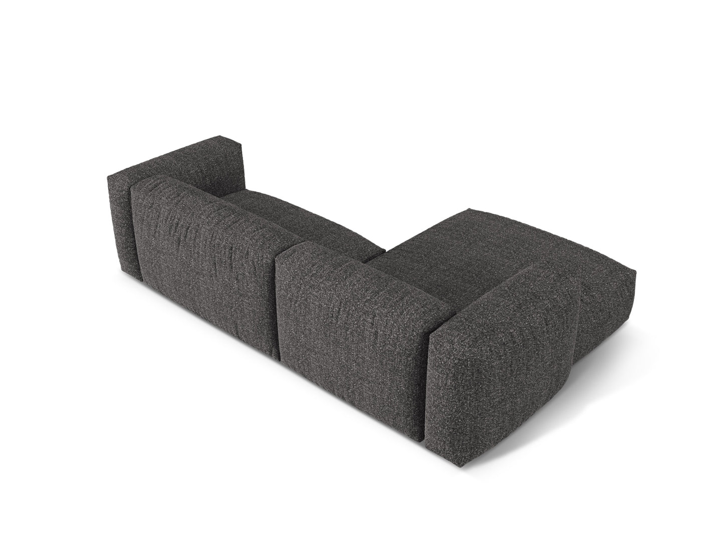 Ecksofa Bouclé Anthrazit Martina — Ansicht 4
