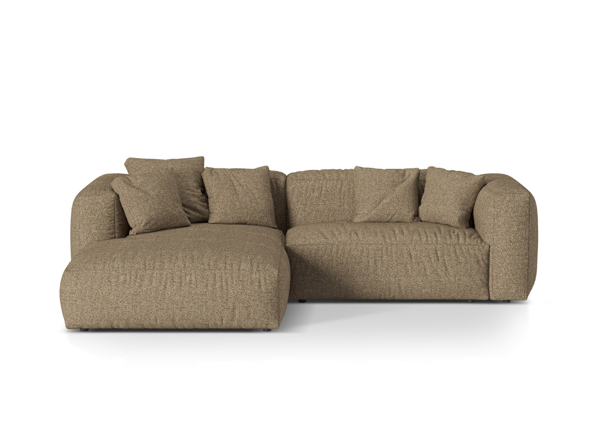 Martina Modular Corner Sofa XL, 2 Seats, 280x176 cm — Cappuccino / Left