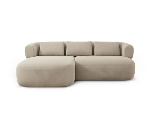 Jenny Corner Sofa, 5 Seats, 200x145 cm — Beige / Left