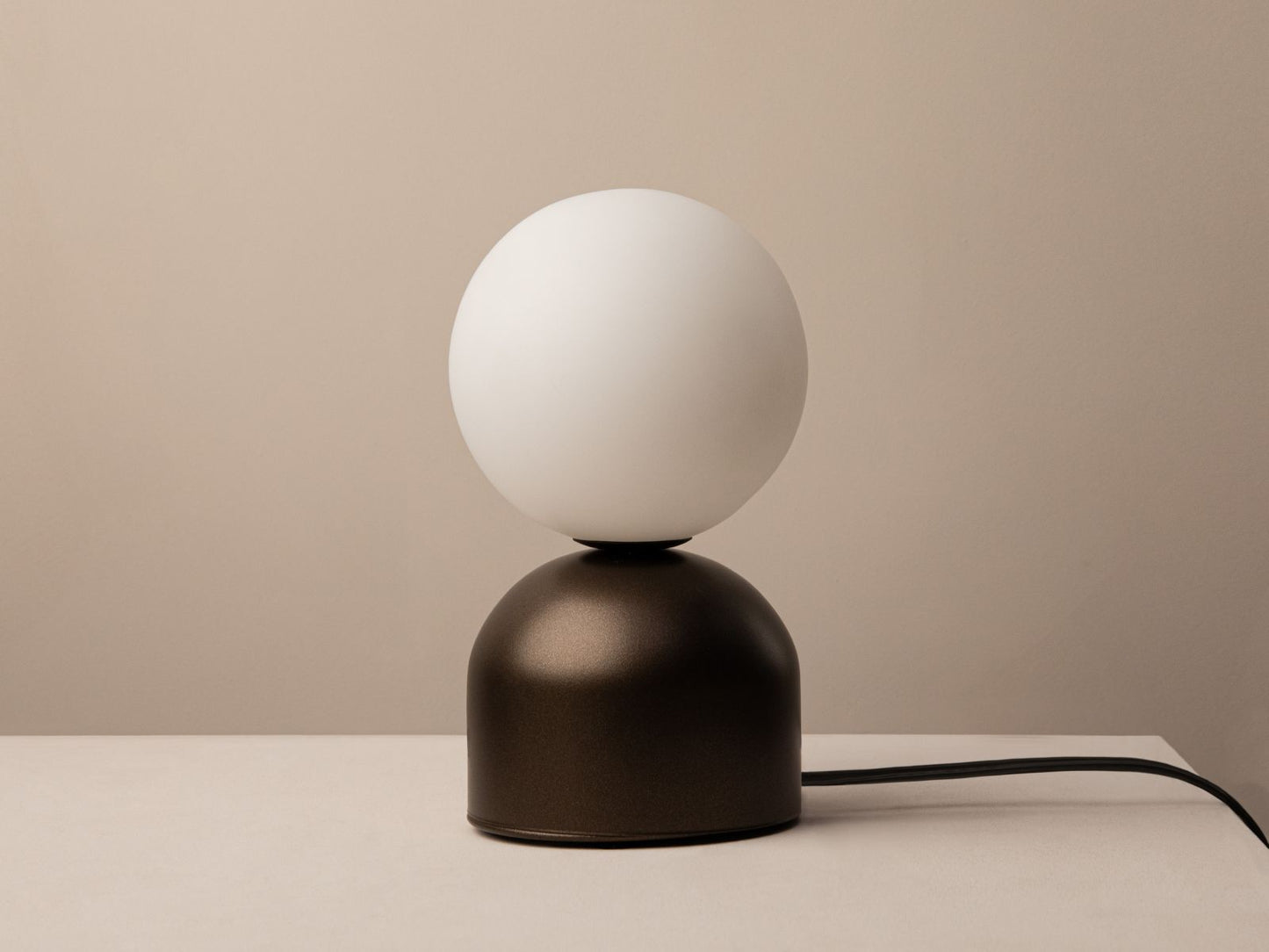 Ely Table Lamp — Brown