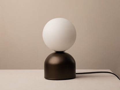 Ely Table Lamp — Brown