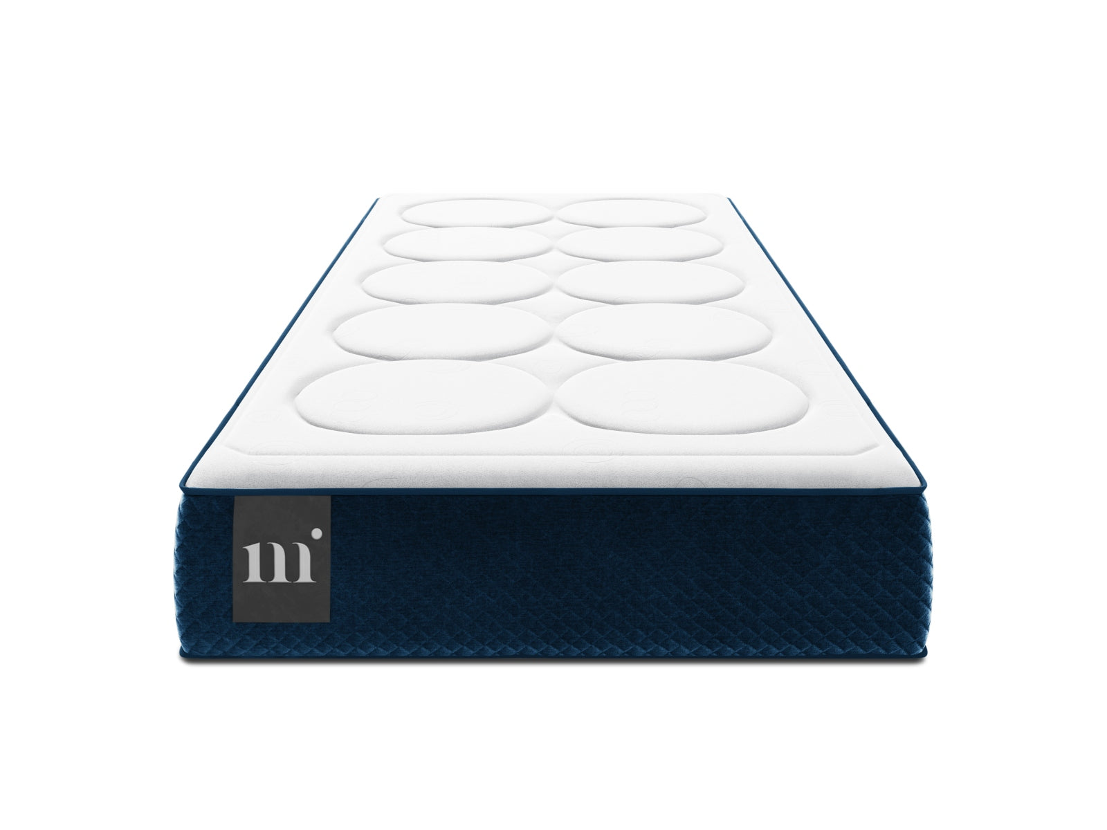 Matratze Strukturstoff White and Blue Kavaja — Wohnbeispiel