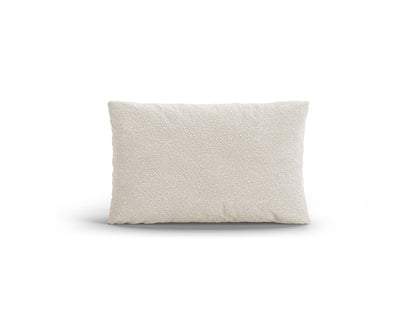 Kissen Bouclé Beige Poppy — White