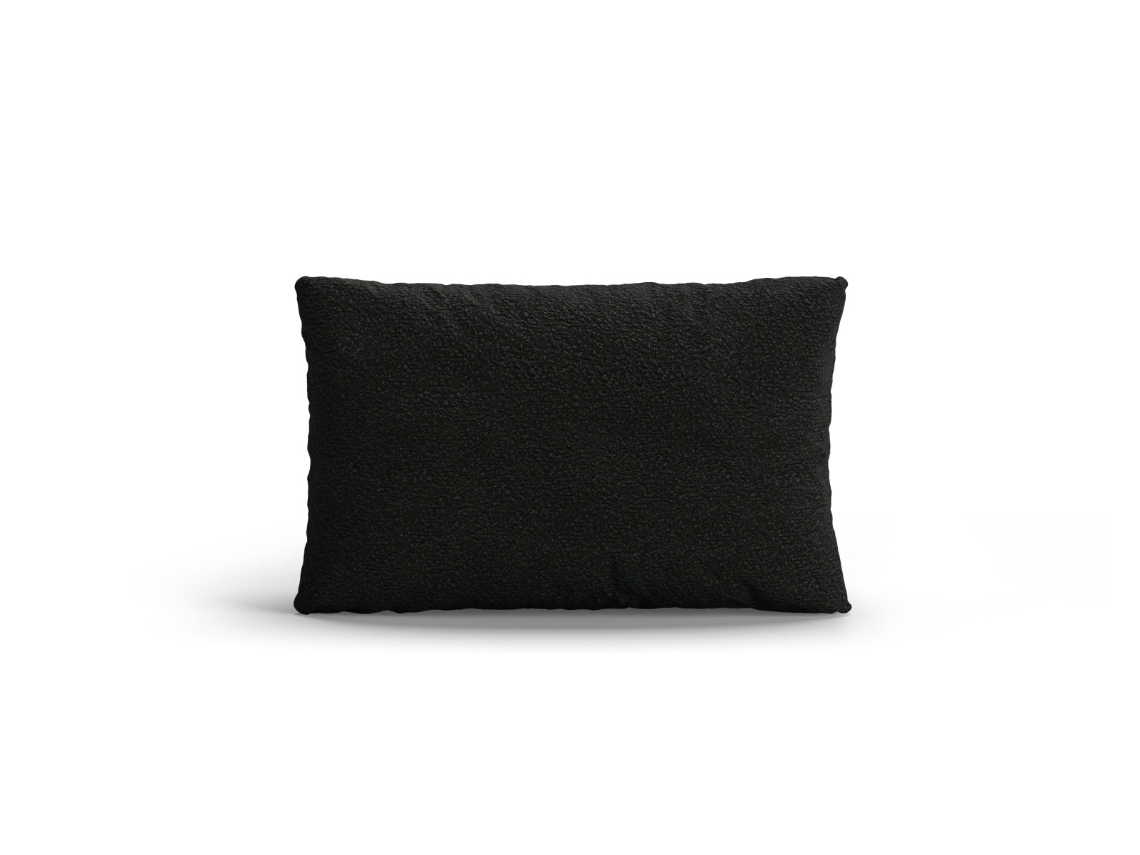 Poppy Pillow, 50x10 cm — Black