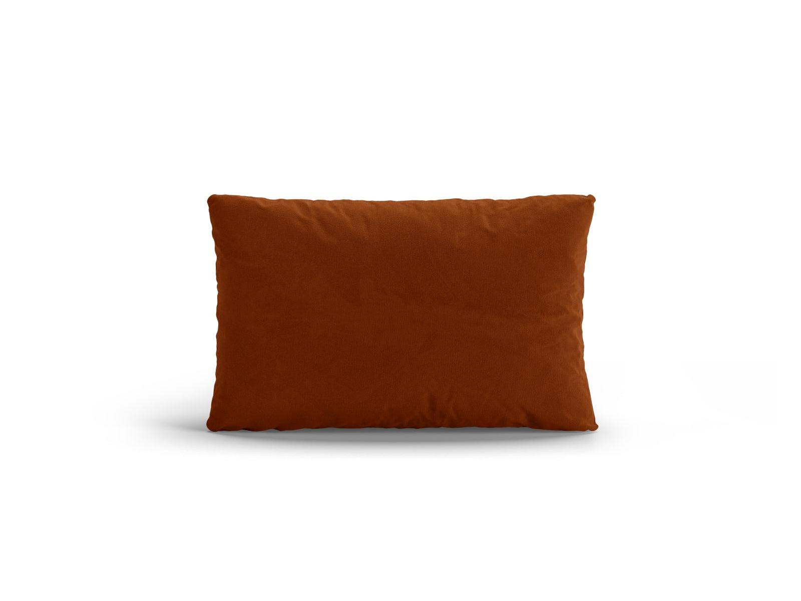 Poppy Velvet Pillow, 50x10 cm — Terracotta