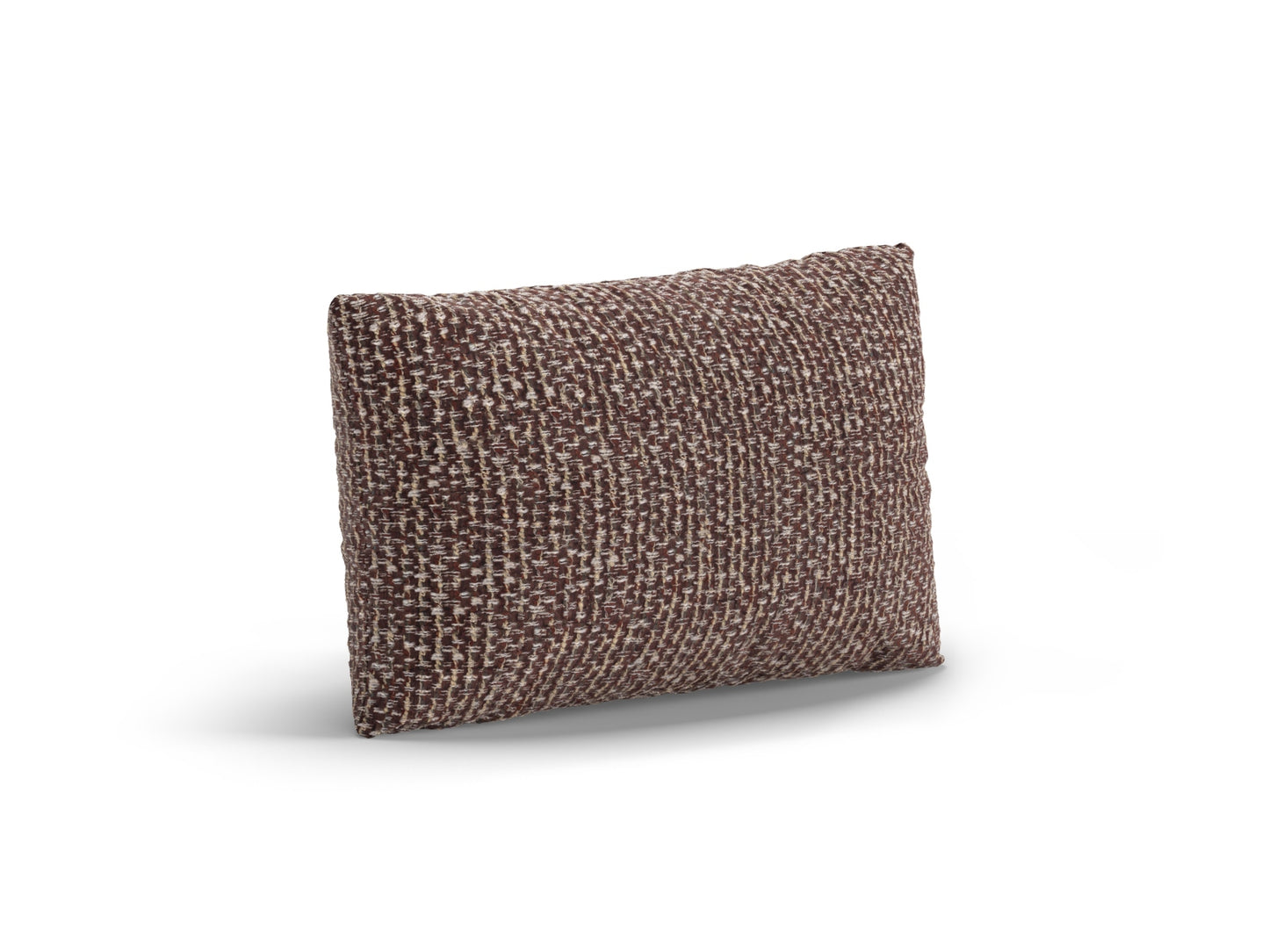 Kissen Chenille Braun Poppy — Detailansicht