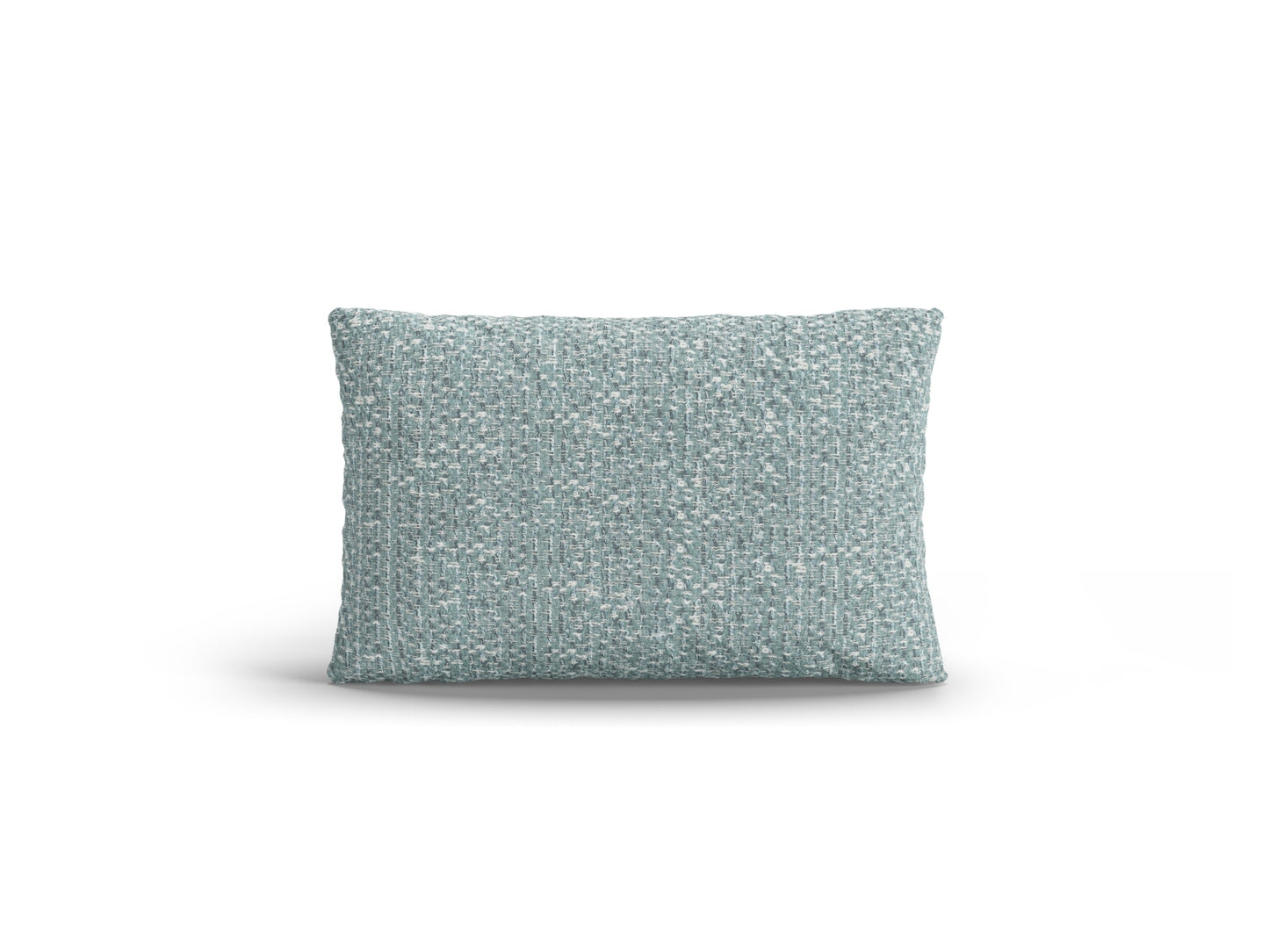 Kissen Chenille Braun Poppy — Muted Blue