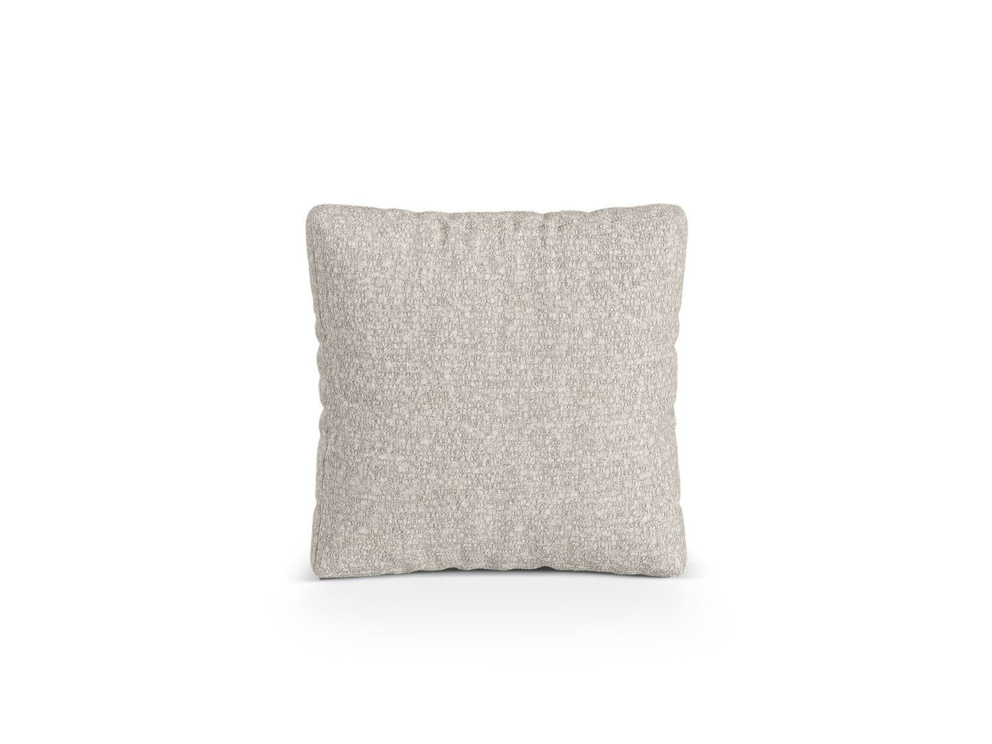 Kissen Bouclé Anthrazit Martina — Beige