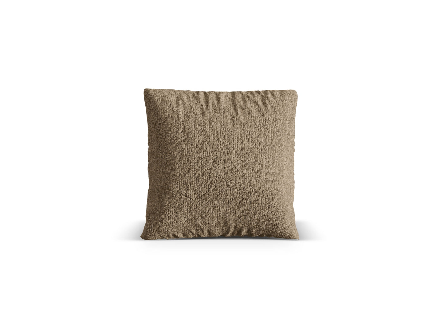 Kissen Bouclé Anthrazit Nuria — Cappuccino