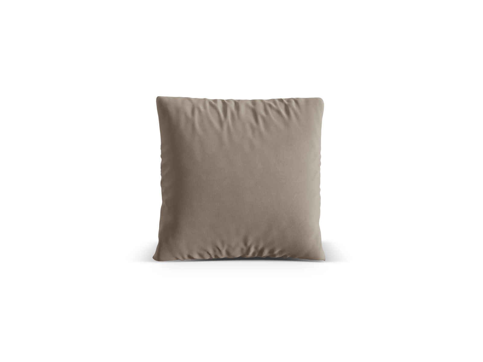 Nuria Velvet Pillow — Warm grey