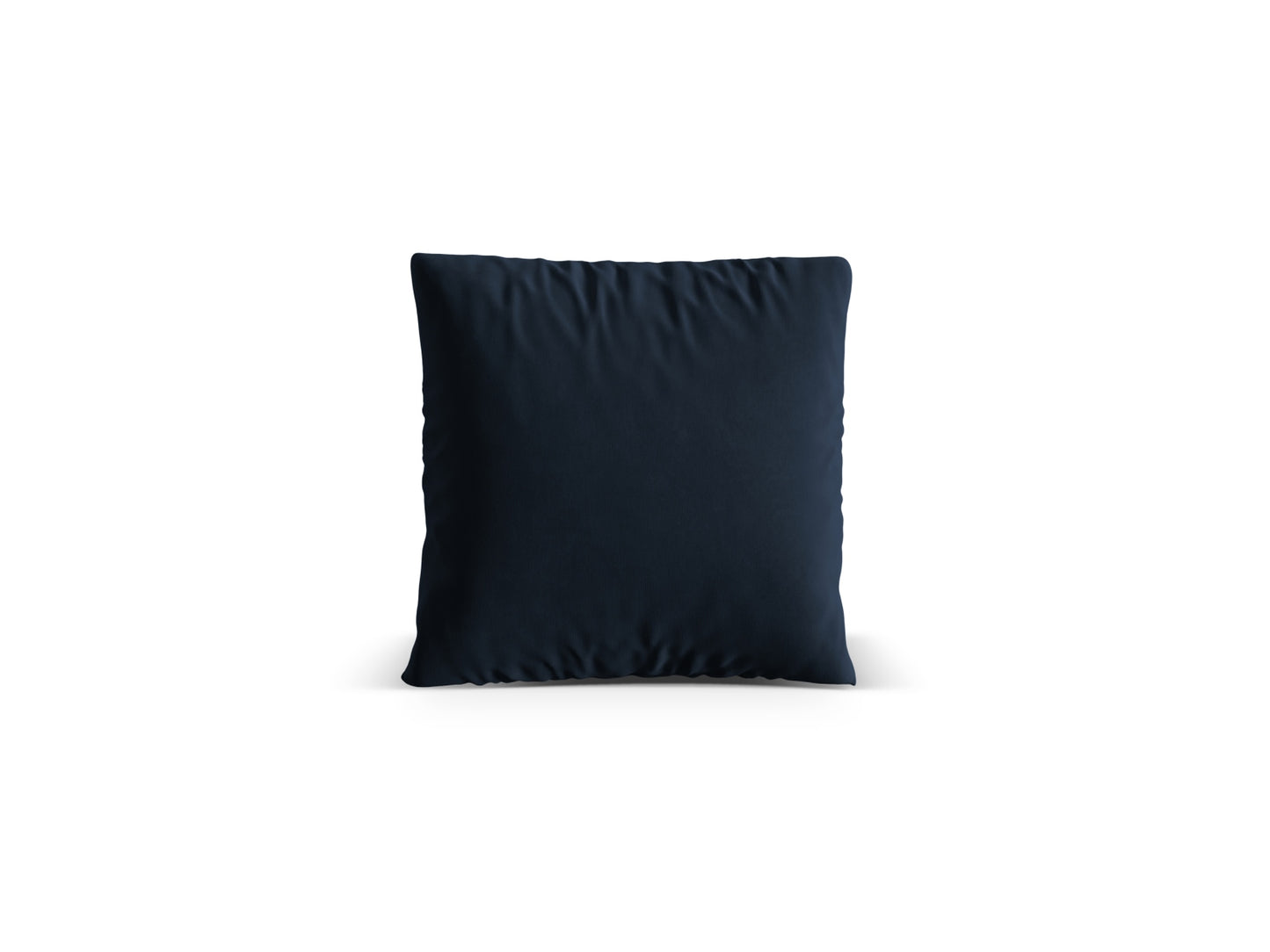 Kissen Samt Beige Nuria — Dark Blue