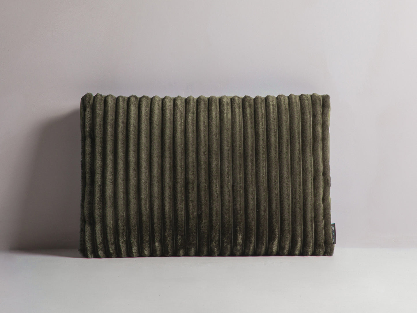 Stripy Pillow, 60x14 cm — Moss Green, Green