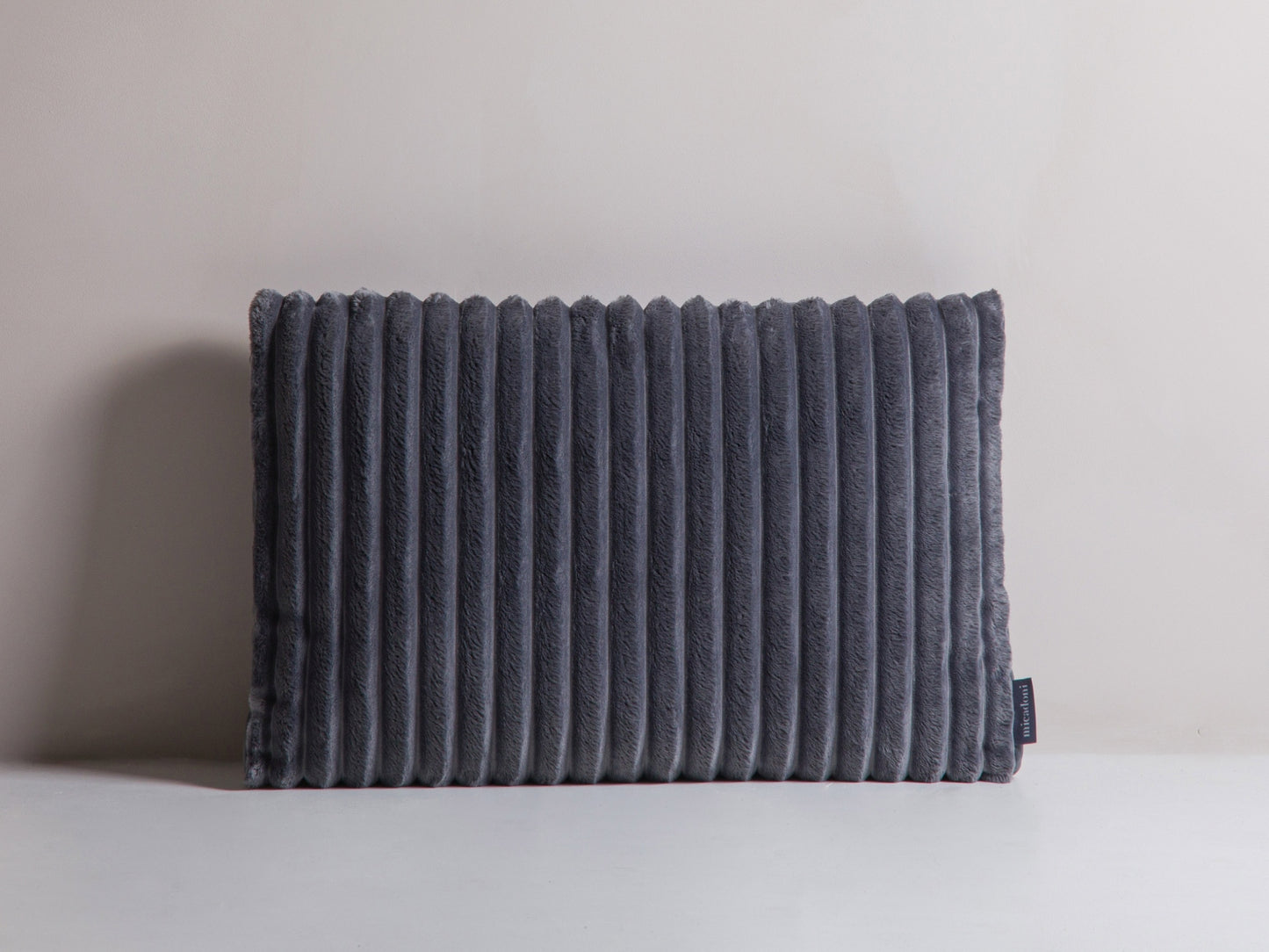 Stripy Pillow, 60x14 cm — Grey, Grey