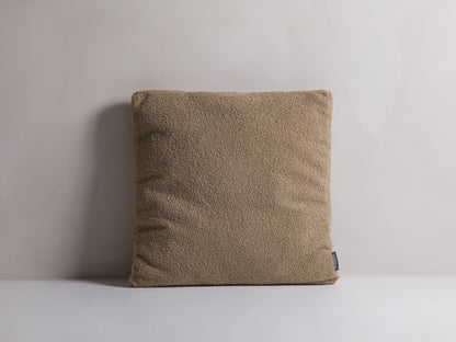 Kissen Bouclé Azure Mono — Straw