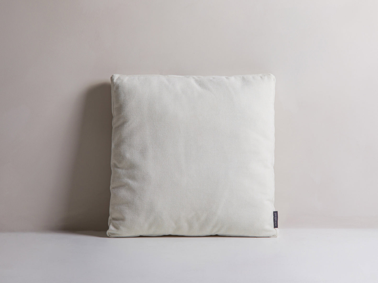 Kissen Strukturstoff Blue Jeans Mono — Ivory