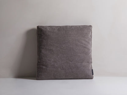 Kissen Strukturstoff Blue Jeans Mono — Grey Brown