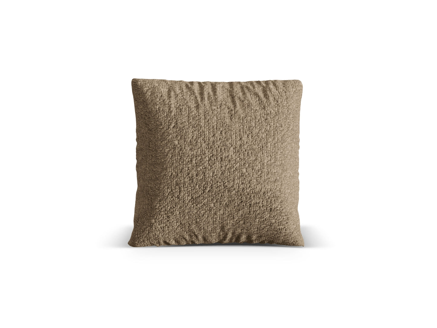 Kissen Bouclé Anthrazit Nuria — Cappuccino