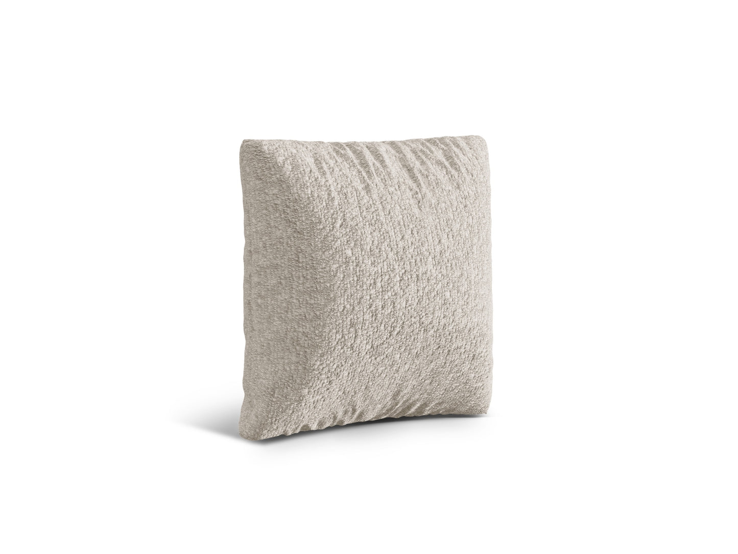 Kissen Bouclé Anthrazit Nuria — Beige