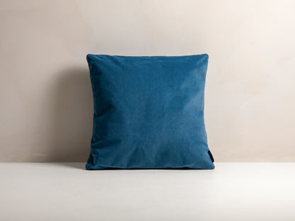Mono Velvet Pillow, 50x18 cm — Blue